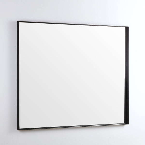 KDK- KS1290F-MB MATTE BLACK ALUMINIUM FRAMED MIRRORS 1200*-900MM