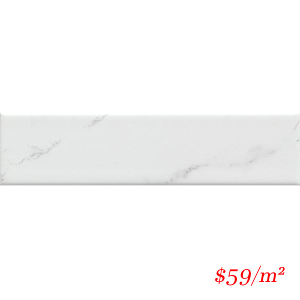 T/MINCAM65265 ENTIVA MINIMAL CARRARA MATT 65*265mm
