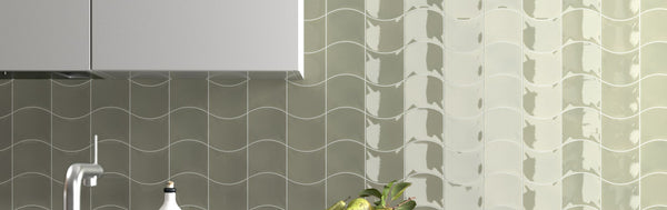 Wave Moody Blue Gloss 120x120mm