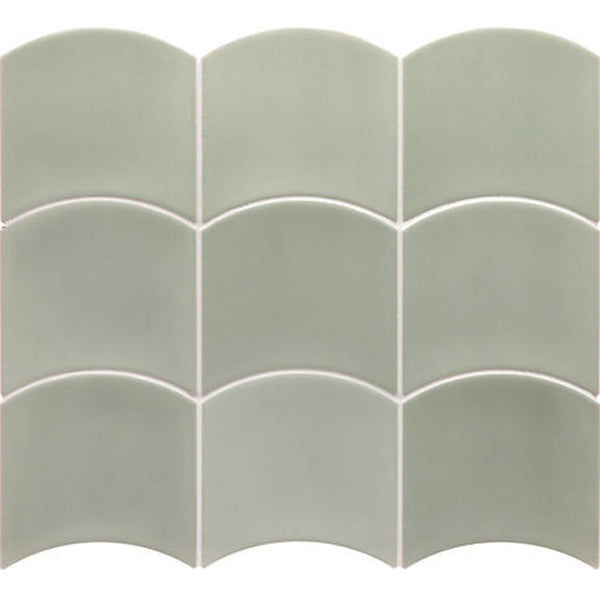 Wave Moody Blue Gloss 120x120mm