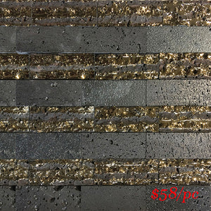 NATSTOLAV451012 NATURAL STONE LAVA 40mmX100mmX12mm (320mmX325mm)