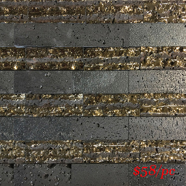 NATSTOLAV451012 NATURAL STONE LAVA 40mmX100mmX12mm (320mmX325mm)