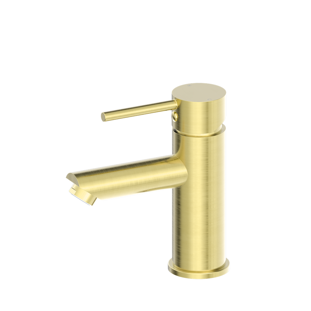 DOLCE BASIN MIXER STRAIGHT SPOUT BRUSHED GOLD (NR250802BG)