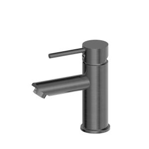 DOLCE BASIN MIXER STRAIGHT SPOUT GUN METAL (NR250802GM)