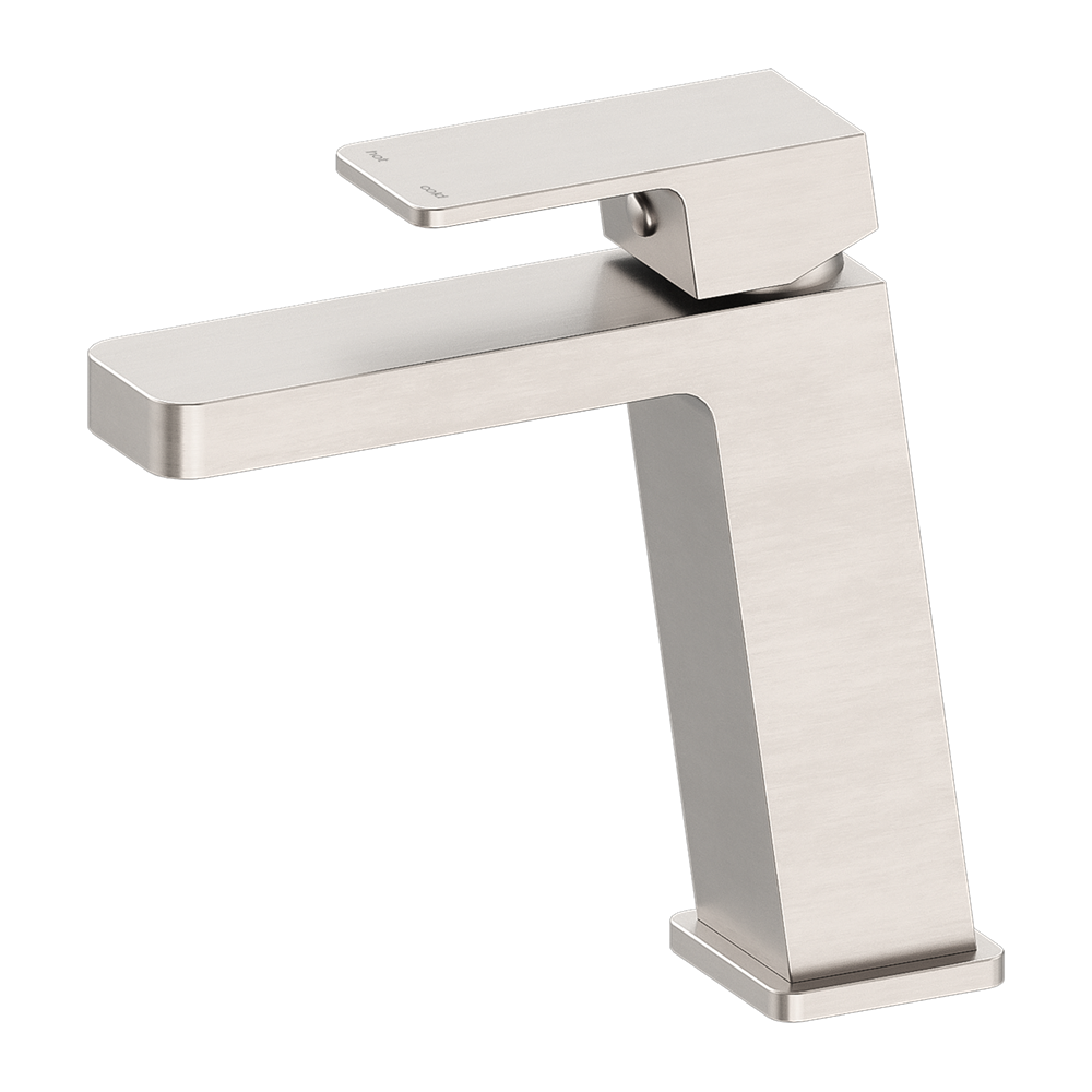 CELIA BASIN MIXER ANGLE SPOUT BRUSHED NICKEL (NR301501BN)