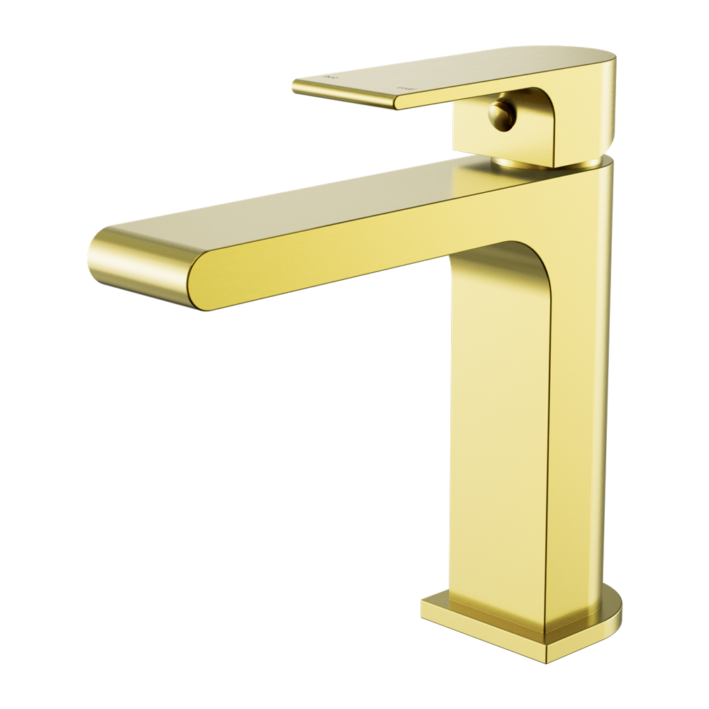 BIANCA BASIN MIXER STRAIGHT SPOUT BRUSHED GOLD (NR321502BG)
