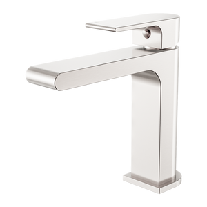 BIANCA BASIN MIXER STRAIGHT SPOUT BRUSHED NICKEL (NR321502BN)