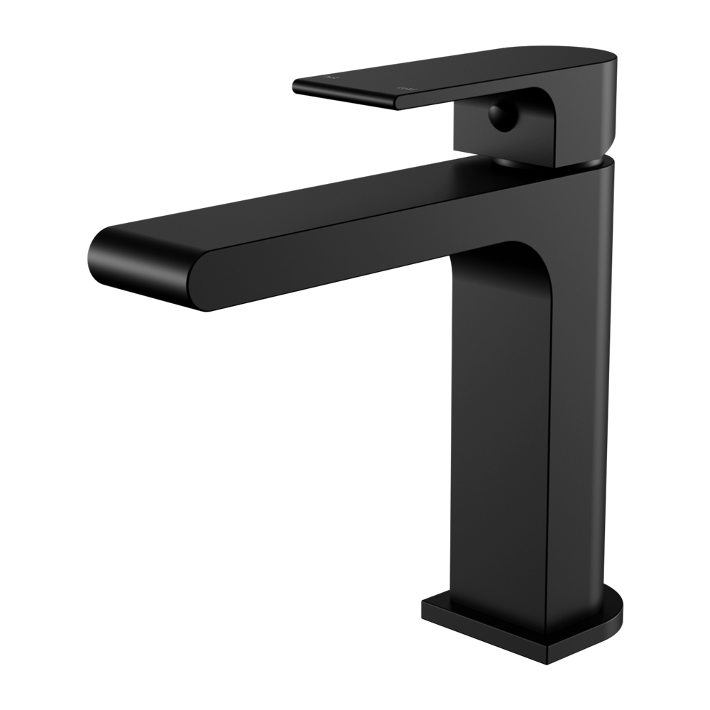 BIANCA BASIN MIXER STRAIGHT SPOUT MATTE BLACK (NR321502MB)