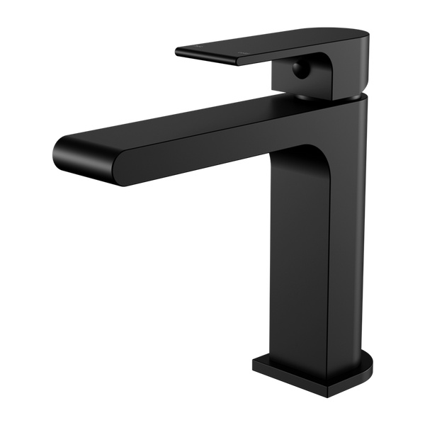 BIANCA BASIN MIXER STRAIGHT SPOUT MATTE BLACK (NR321502MB)