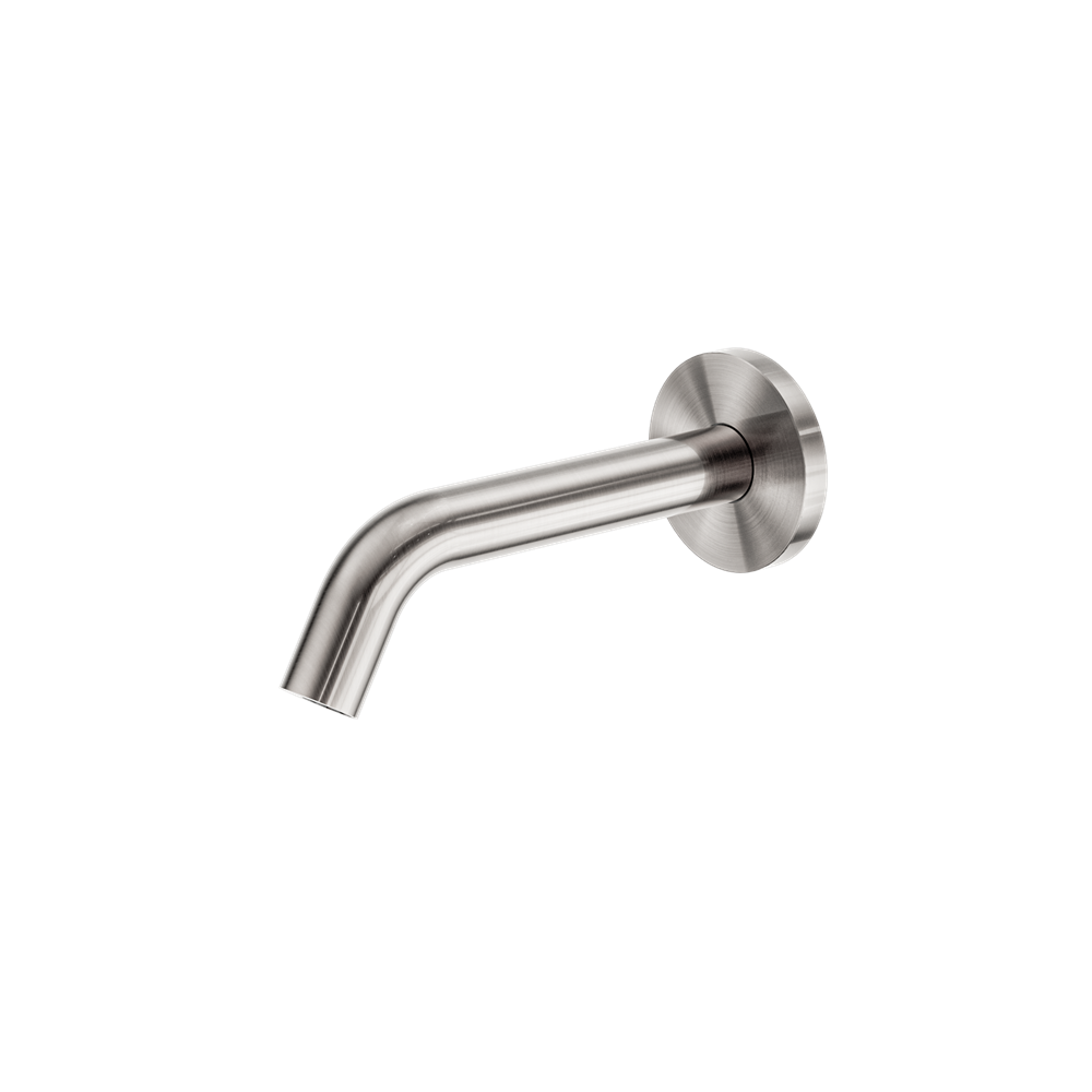 MECCA WALL-MOUNTED SENSOR TAP WITH 80MM WALL PLATE BRUSHED NICKEL (NR405BN)