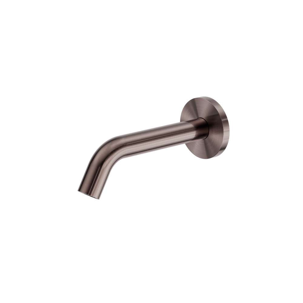 MECCA WALL-MOUNTED SENSOR TAP WITH 80MM WALL PLATE BRUSHED BRONZE (NR405BZ)