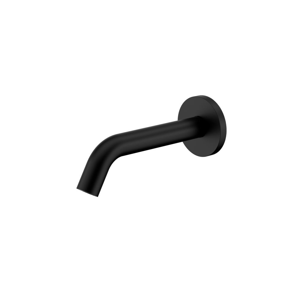 MECCA WALL-MOUNTED SENSOR TAP WITH 80MM WALL PLATE MATTE BLACK (NR405MB)