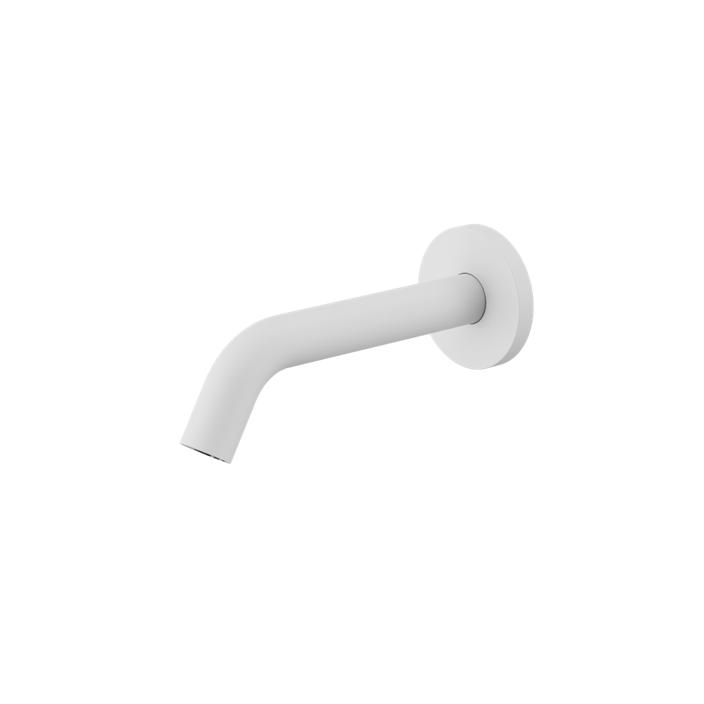 MECCA WALL-MOUNTED SENSOR TAP WITH 80MM WALL PLATE MATTE WHITE (NR405MW)