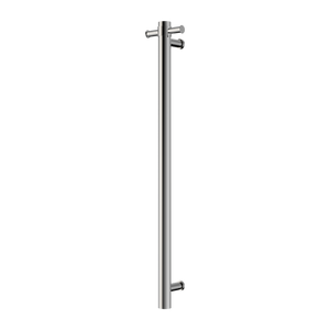 MECCA 240V SINGLE VERTICAL HEATED TOWEL RAIL CHROME (NRV902HCH)
