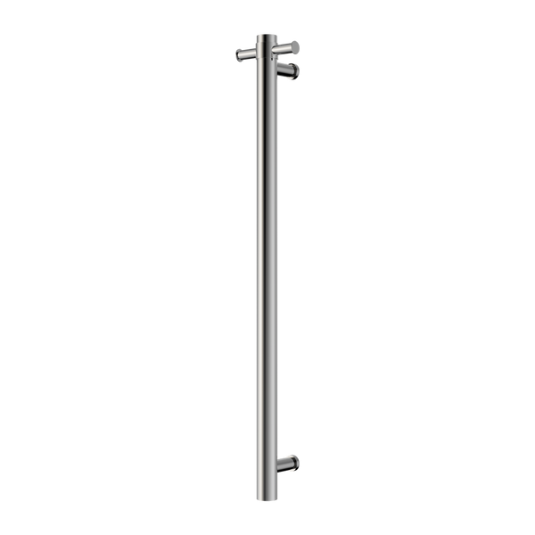 MECCA 240V SINGLE VERTICAL HEATED TOWEL RAIL CHROME (NRV902HCH)