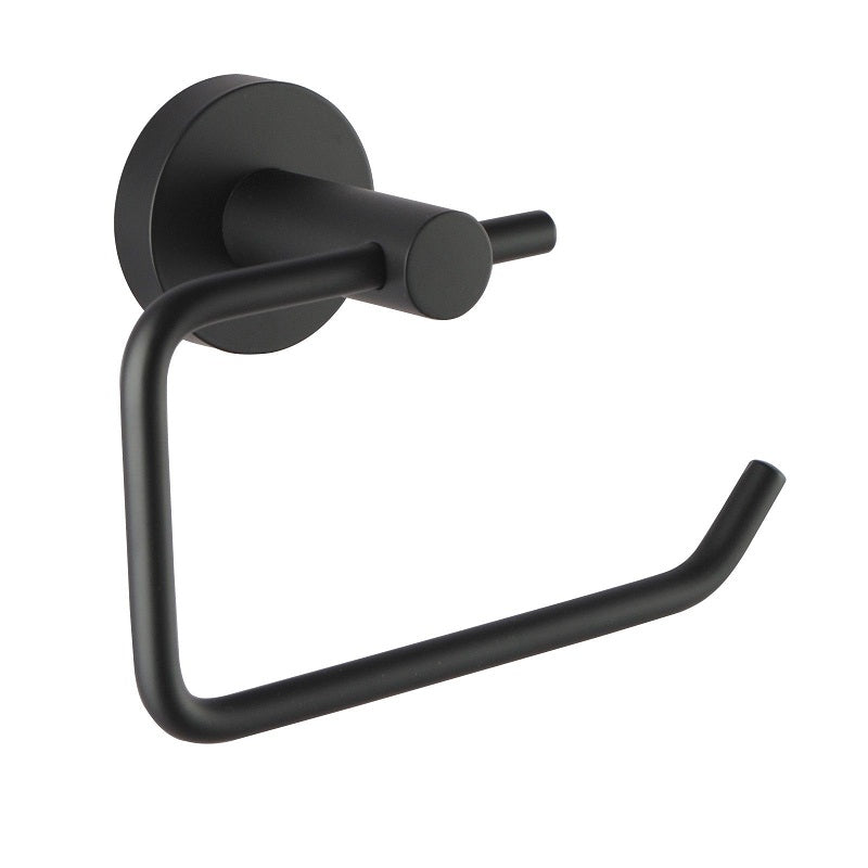 LUCID PIN Series Round Black Toilet Paper Roll Holder OX6613.TR