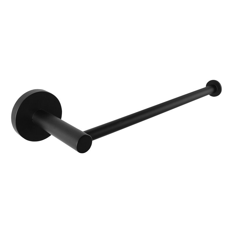 LUCID PIN Series Black Round Towel Hook Ring OX6615.TR