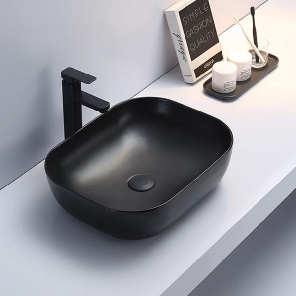 PA4939MB Above Counter Basin 505*405*140mm Matt Black