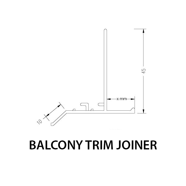 Balcony Trim – Joiner