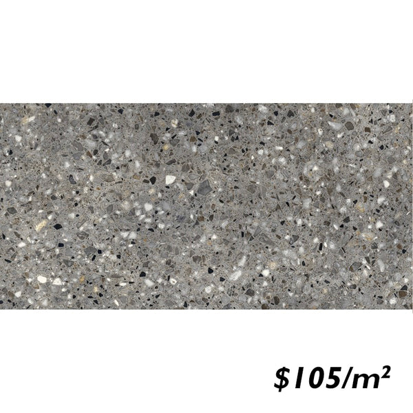 SAI0019 FRAMMENTA TERRAZZO GRIGIO POLISH RECT 300X600MM