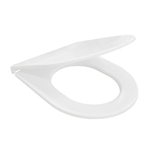 SHC324 – Flat Short Projection Toilet Seat Cover, White