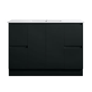 SK7-1200WBM Sammy Collection Vanity 1200mm - Matt Black Single Bowl / Double Bowls