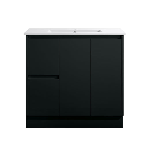 SK7-900WBM Sammy Collection Vanity 900mm - Matt Black Single Bowl