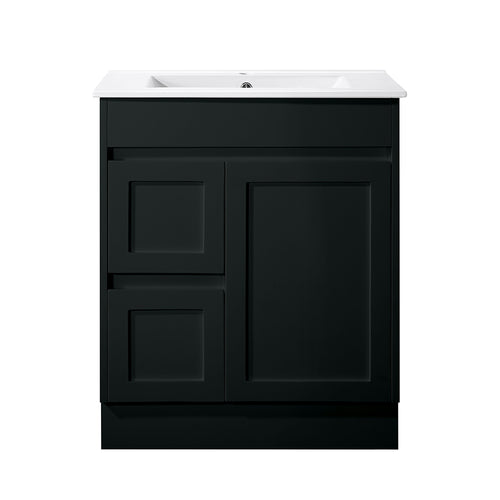 SK76-750WBM Quinn Collection Vanity 750mm - Matt Black Single Bowl