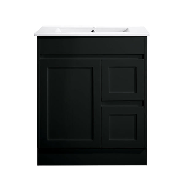 SK76-750WBM Quinn Collection Vanity 750mm - Matt Black Single Bowl