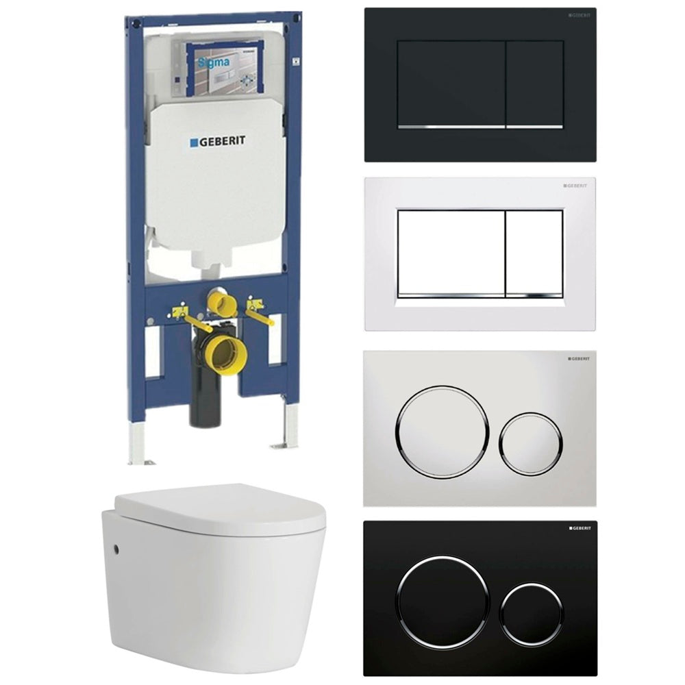 Geberit In-Wall Wall Hung Toilet Suit