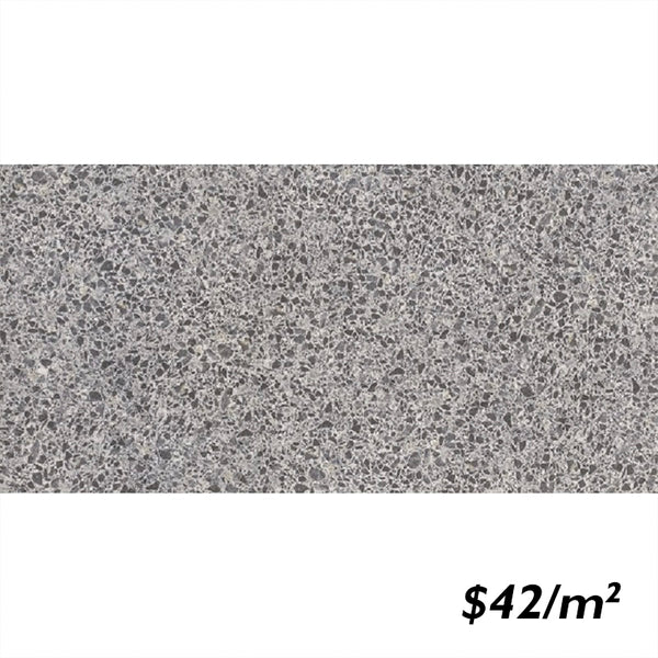 T/TERDGMTM3060 ENTIVA TERRAZZO DARK GREY MATT 300*600mm REC.
