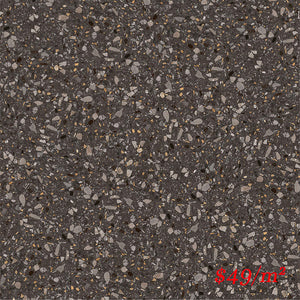 TES NER60M SWC TERRAZZO STONE NERO 600X600MM MATT