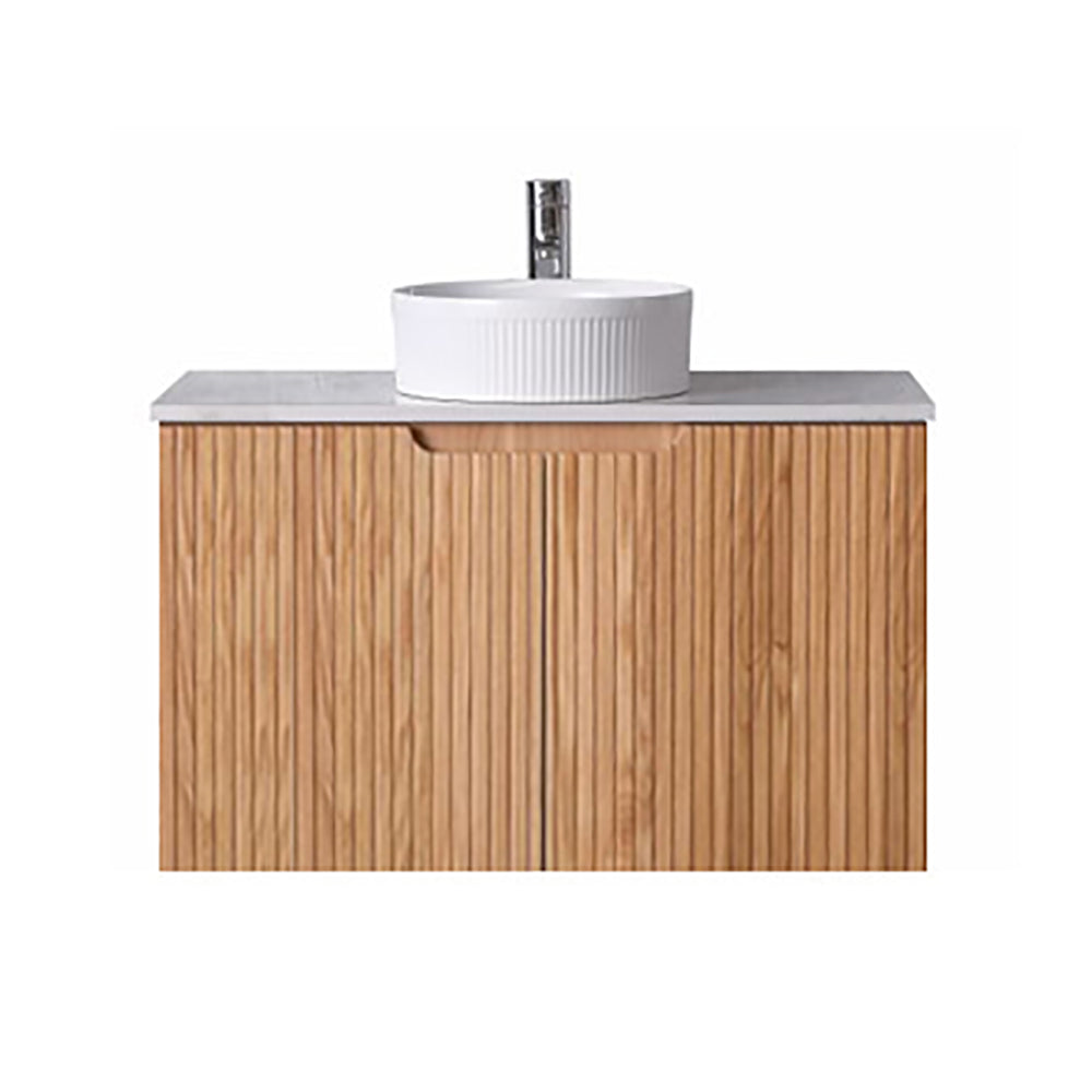 WH56-750A6 Duplex Collection (Wall Hung) 750mm - Rosewood Single Bowl