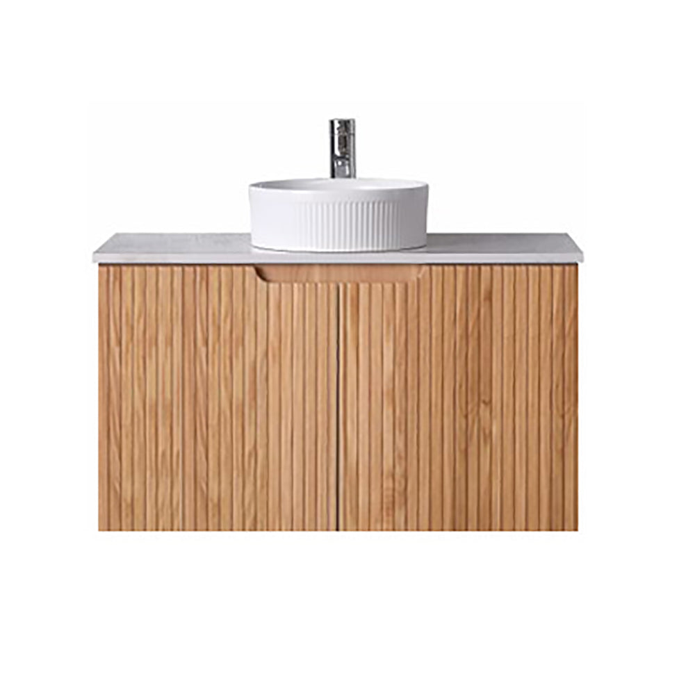 WH56-900A6 Duplex Collection (Wall Hung) 900mm - Rosewood Single Bowl