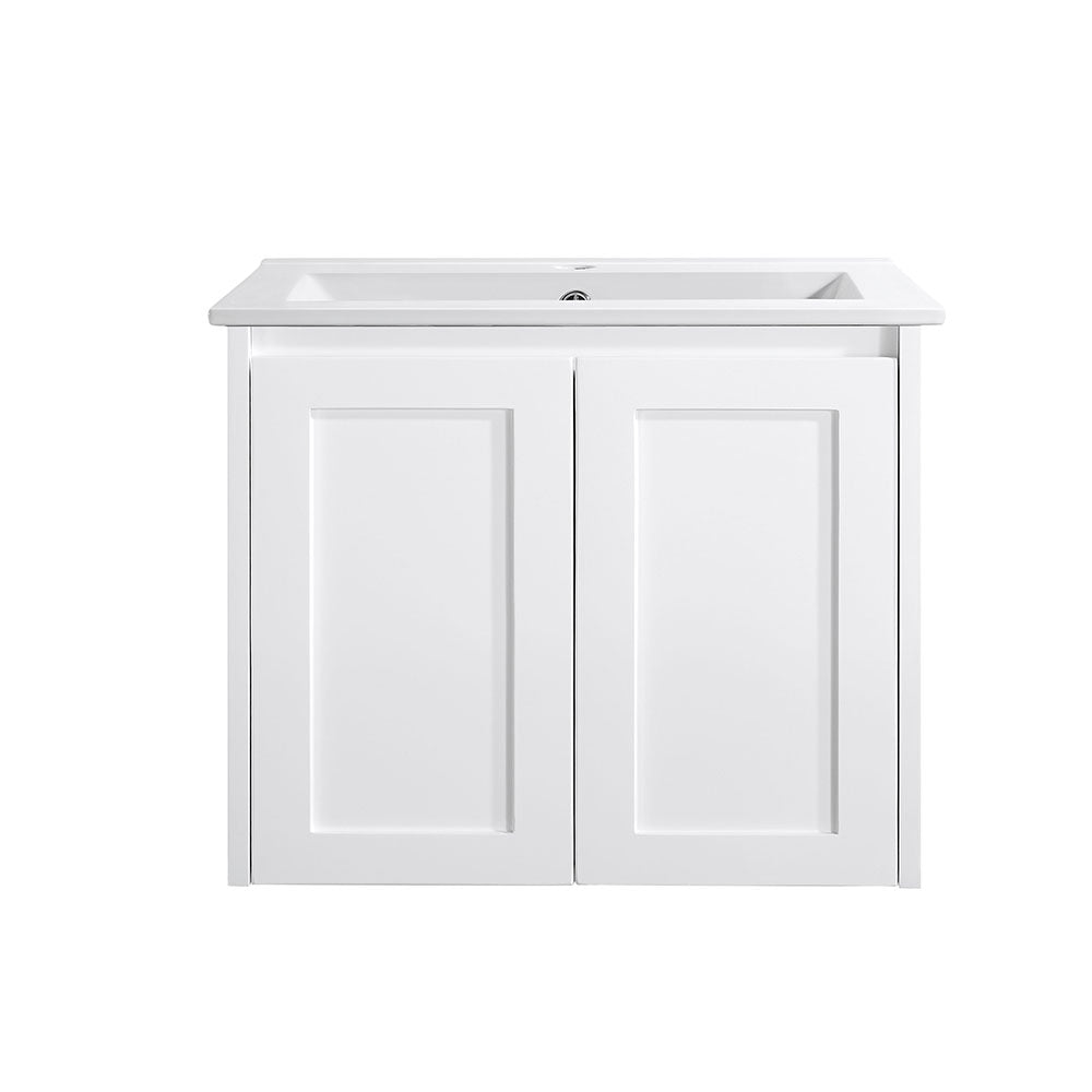 WH76-600WM Luna Collection Vanity 600mm - Matt White Single Bowl