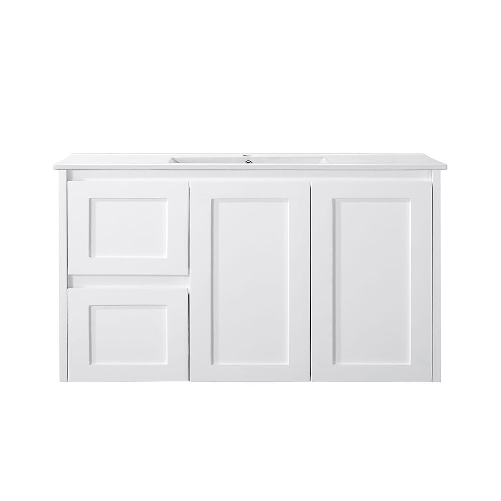 WH76-900WM Luna Collection Vanity 900mm - Matt White Single Bowl