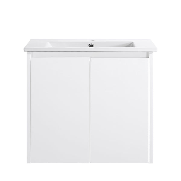 WH8027-600W Willow Collection Vanity 600mm - Gloss White Single Bowl