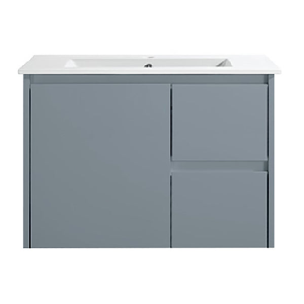 WH8027-750WGM Willow Collection Vanity 750mm - Matt Grey Single Bowl