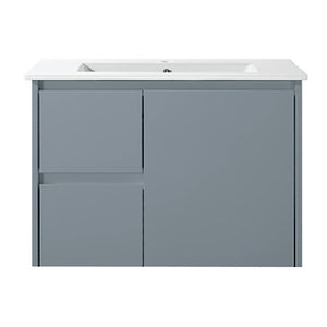 WH8027-750WGM Willow Collection Vanity 750mm - Matt Grey Single Bowl