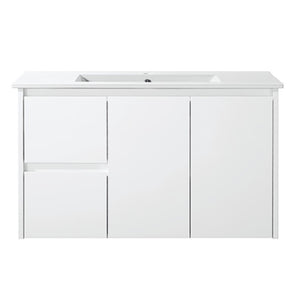 WH8027-900W Willow Collection Vanity 900mm - Gloss White Single Bowl