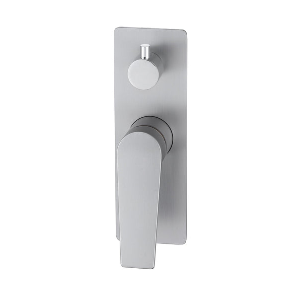 WT 1109BN EXON Shower Mixer with Diverter in Brushed Nickel
