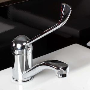 WT 150D MOBI Basin Mixer (Swivel) with Disabled Handle, 150mm Handle