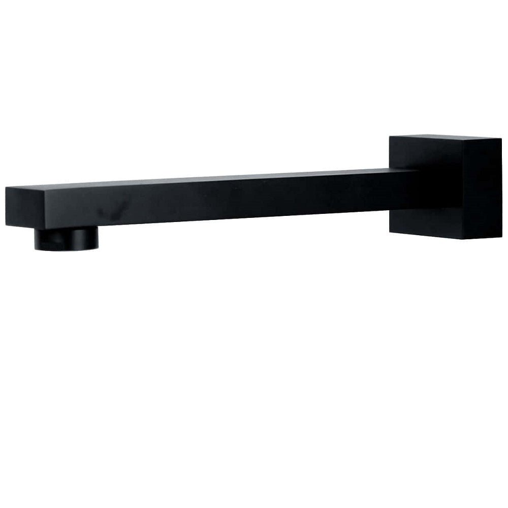 WT 609BK ACQUA BLACK Wall Spout Matt Black finish