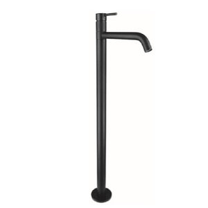 WT 730K CURO Pin Handle Freestanding Bath Mixer Matte Black Finish