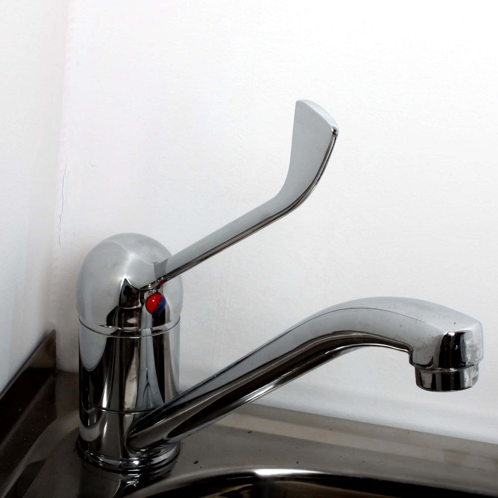 WT C101D MOBI Sink Mixer with Disabled Handle, 150mm Handle