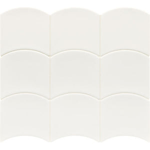 Wave White Gloss 120x120mm