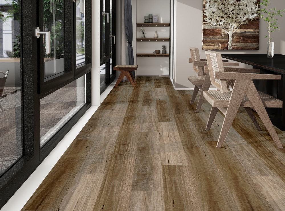 MTF Water resistant Laminate Flooring 1216x190x12mm - Spotted Gum