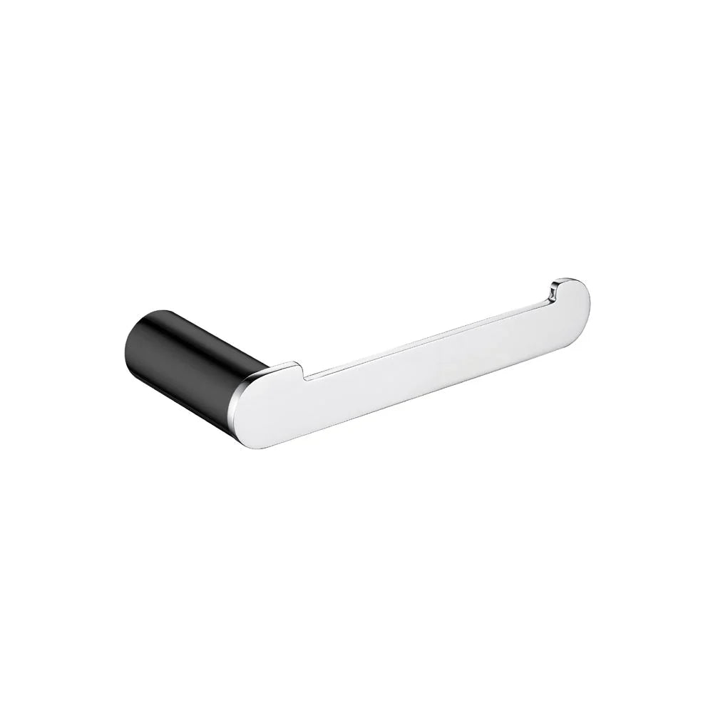 OXCH6513.TR RUSHY BLACK & CHROME TOILET PAPER HOLDER