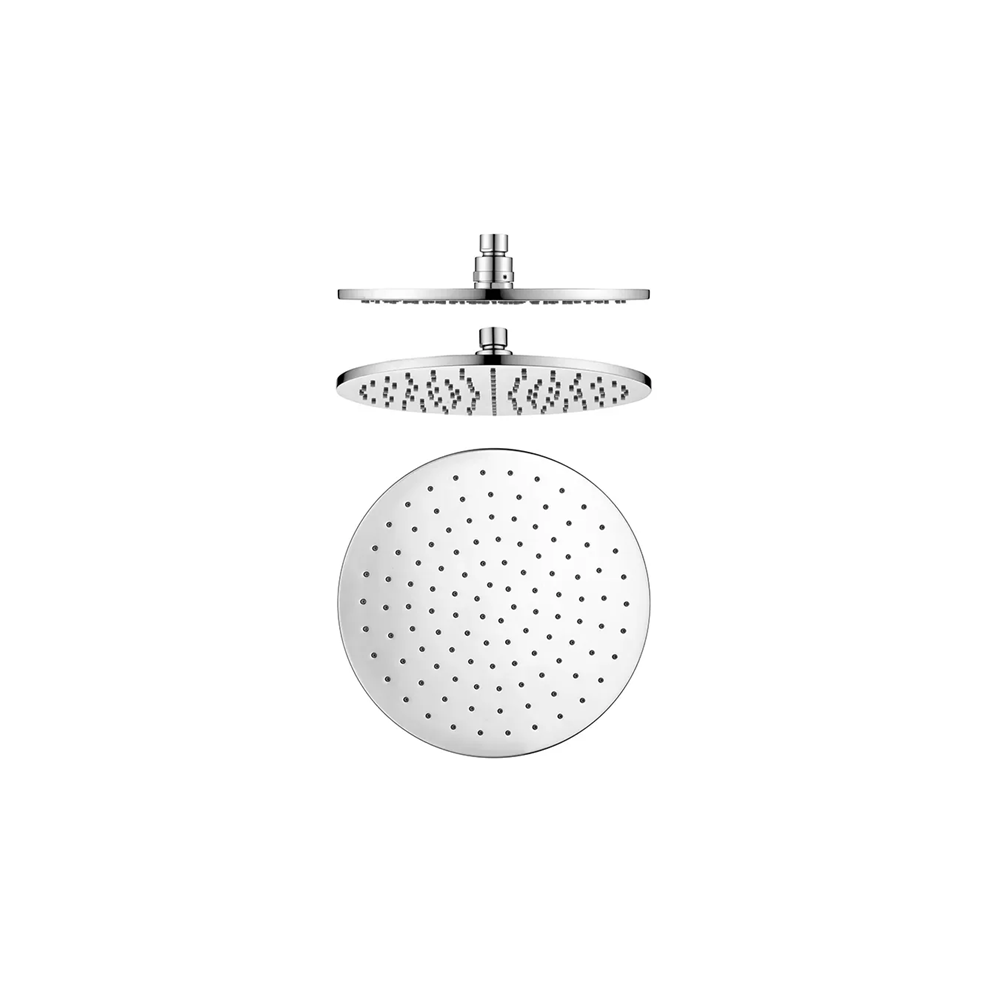 CH0010.SH ROUND CHROME BRASS SHOWER HEAD 250MM (BRASS)
