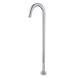 BS02.01 Pentro Round Chrome Stainless Steel Freestanding Bath Spout